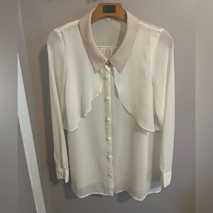 OZOC sheer beautiful shirt